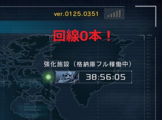 回線0本!
